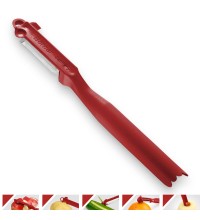 Нож для чистки с круглой ручкой Borner красный